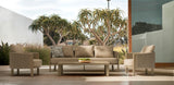 Sedona 4-Piece Outdoor Sofa Set – Aluminum Patio Set with 5 Seats & Coffee Table
