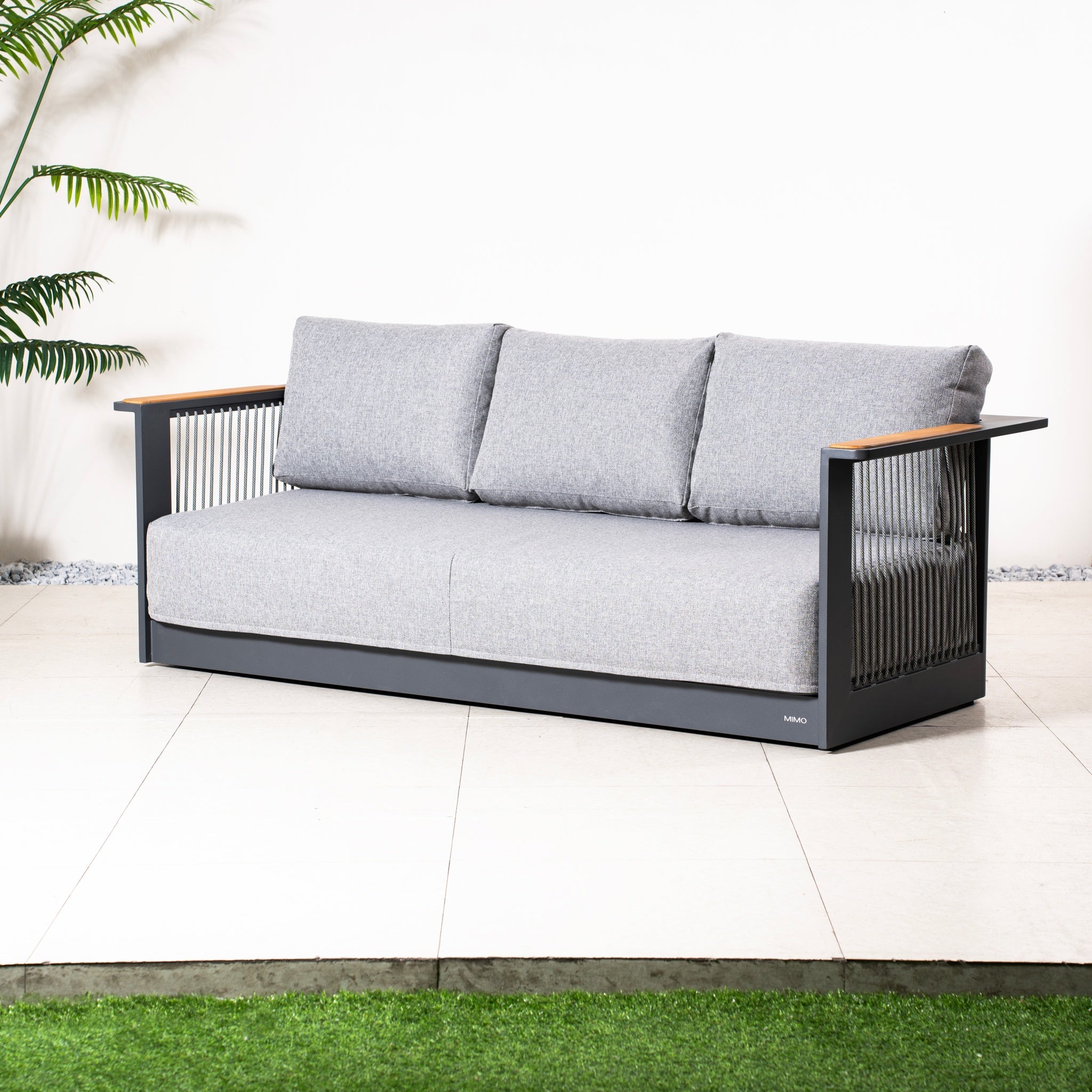 TALARA Aluminium 3-Seater Outdoor Sofa
