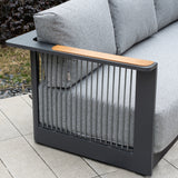 TALARA Aluminium 3-Seater Outdoor Sofa