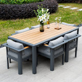 TALARA Aluminium Outdoor Dining Set (6-Seater)