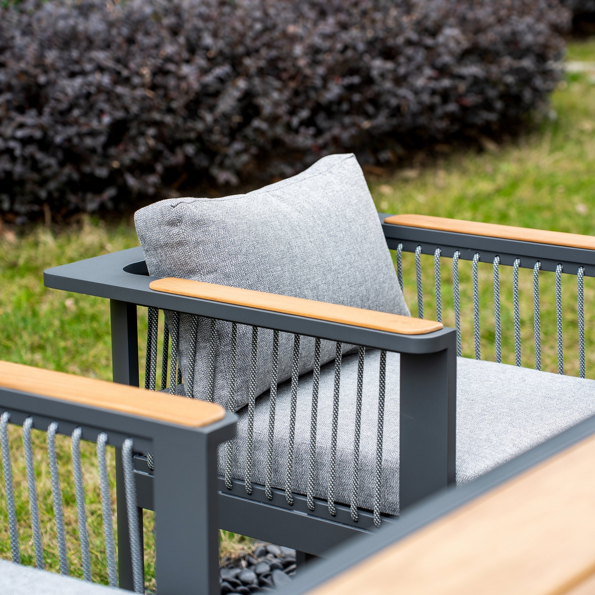 TALARA Aluminium Outdoor Dining Set (6-Seater)