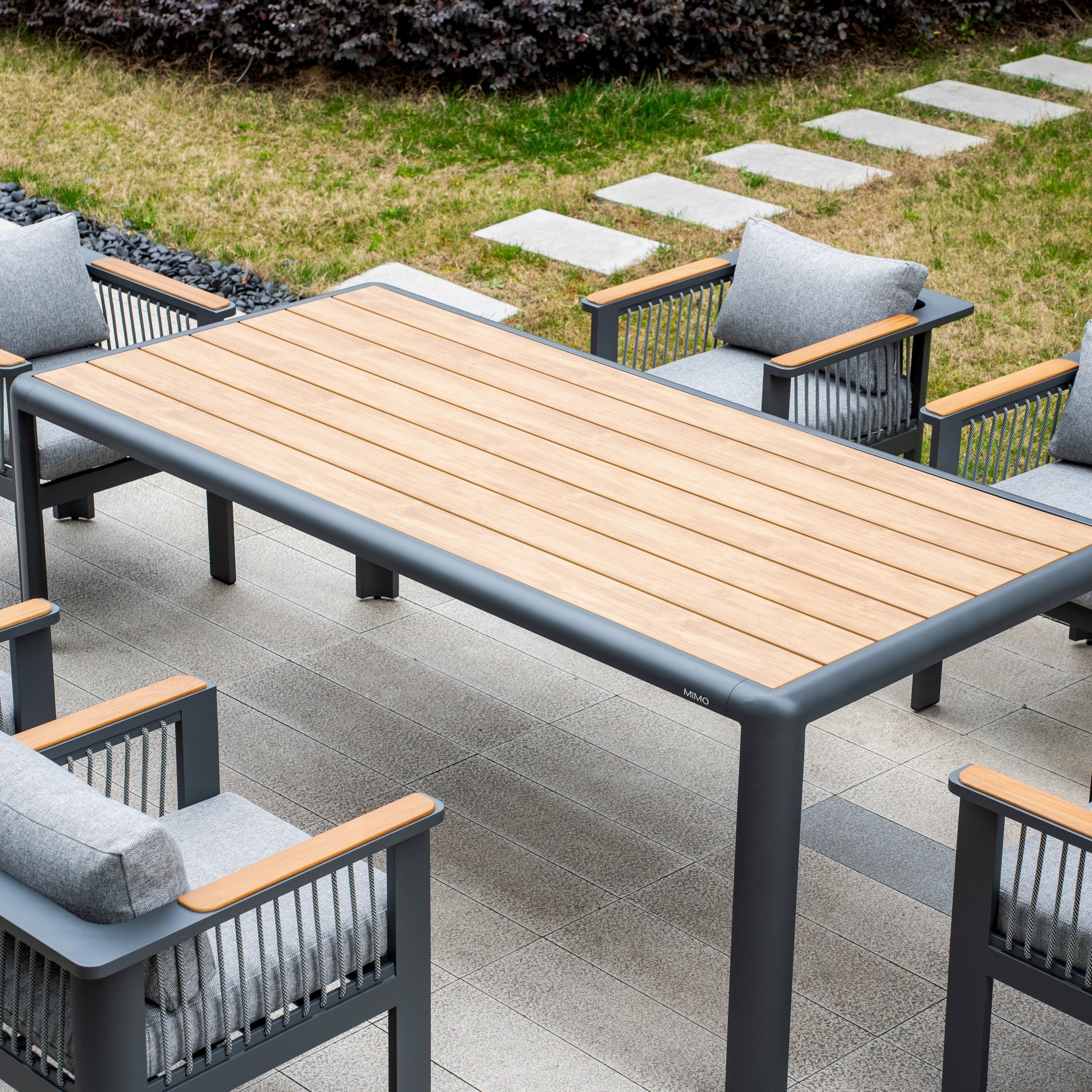 TALARA Aluminium Outdoor Dining Set (6-Seater)