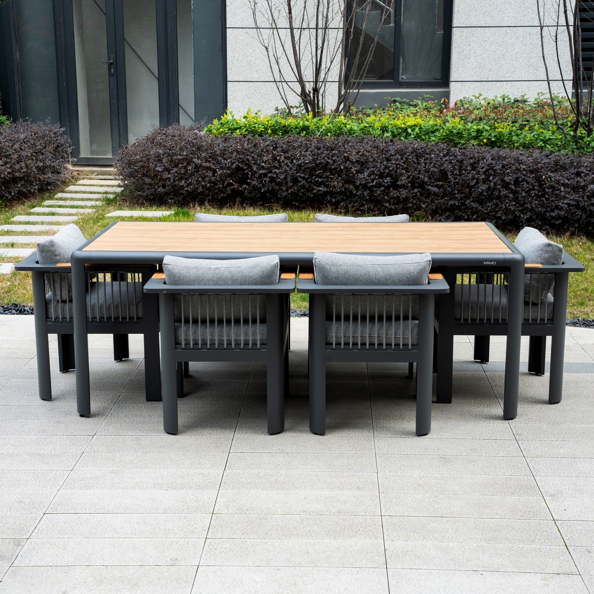 TALARA Aluminium Outdoor Dining Set (6-Seater)
