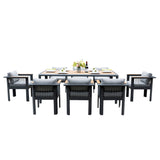 TALARA Aluminium Outdoor Dining Set (8-Seater)