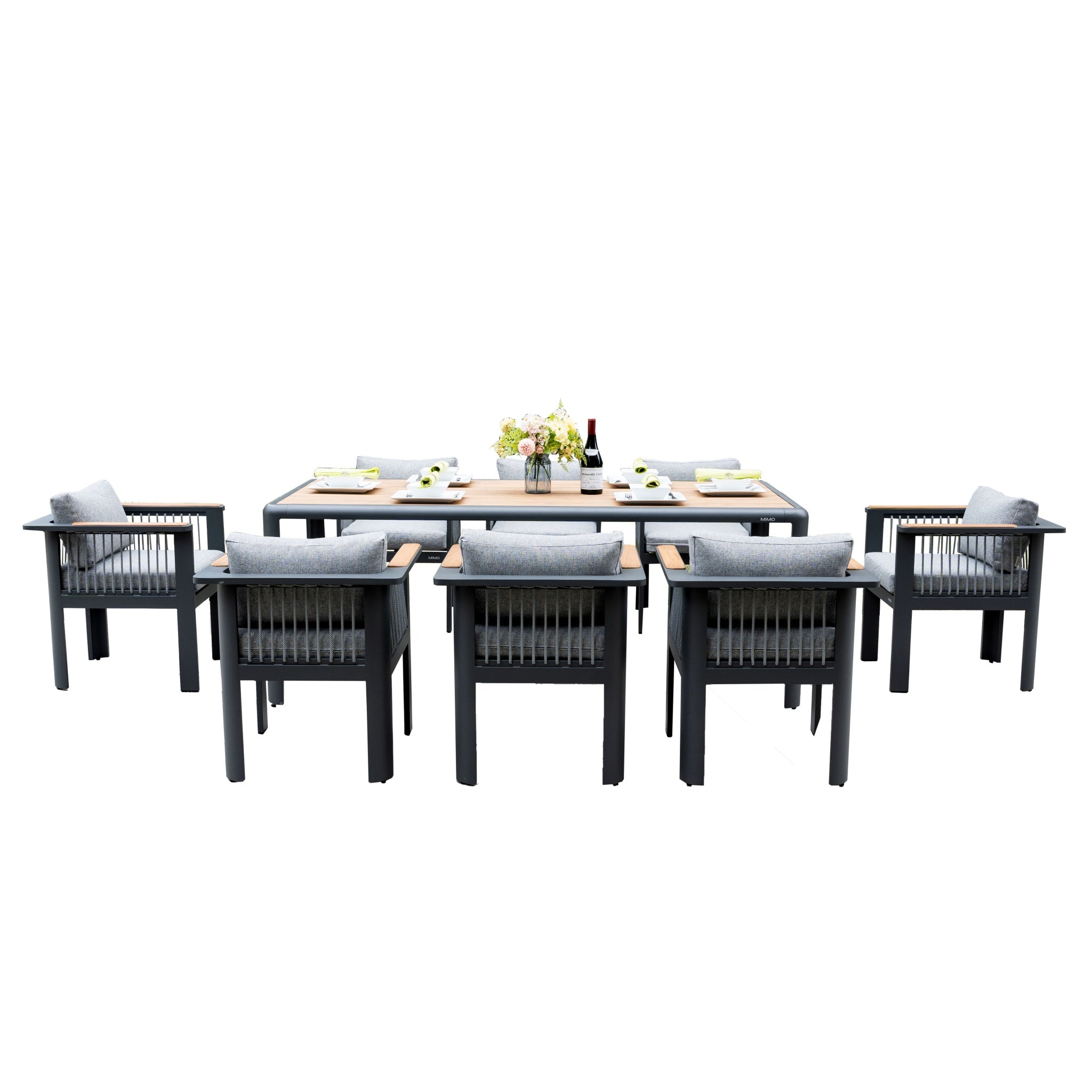 TALARA Aluminium Outdoor Dining Set (8-Seater)