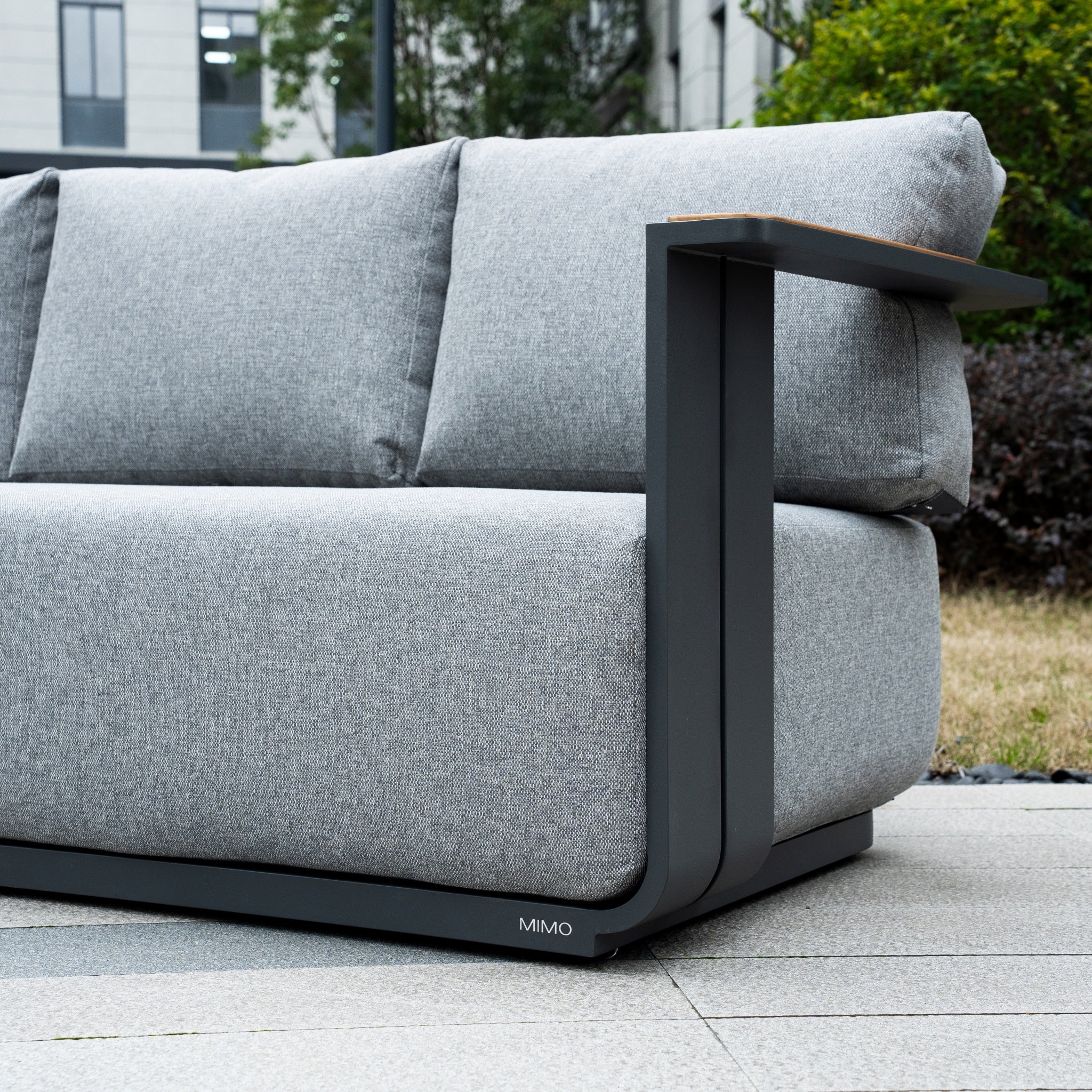VAREL Aluminium Outdoor 3-Seater Sofa
