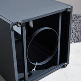 ZENITH Modular Steel Gas Fire Pit Table Set