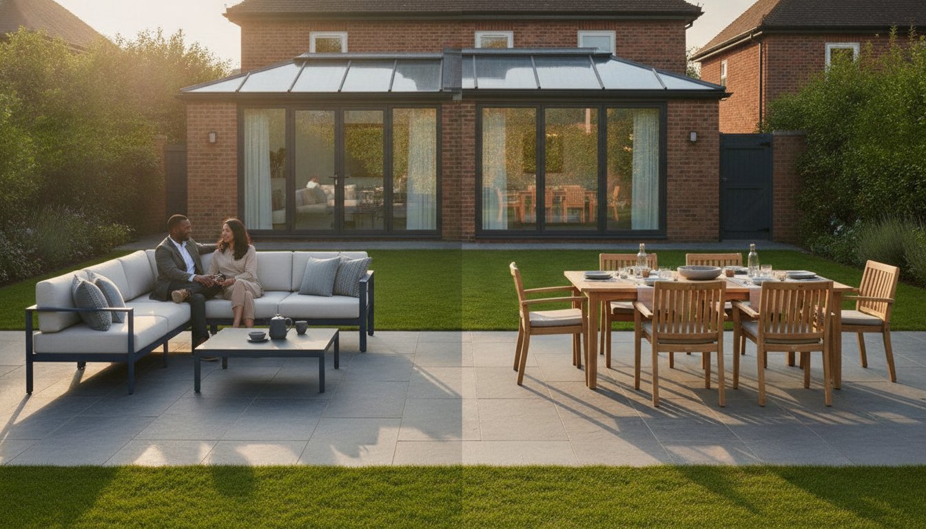 Aluminium vs Wood Garden Furniture: A Guide to Premium Outdoor Materials