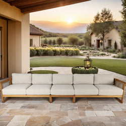 CAVEN 3-Piece I-Type Modular Outdoor Sofa Set