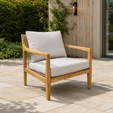 SOLARA Solid Wood Outdoor Single Sofa (Set of 2)