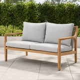 SOLARA Solid Wood Outdoor 2-Seater Sofa