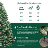 Snow-Dusted Green Artificial Christmas Tree PAT-001