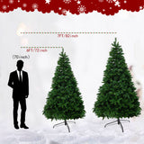 Green Artificial Christmas Tree with Colour-Changing LED Lights PAT-004