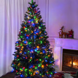 Green Artificial Christmas Tree with Colour-Changing LED Lights PAT-004