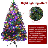 Green Artificial Christmas Tree with Colour-Changing LED Lights PAT-004