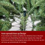 Green Artificial Christmas Tree with Colour-Changing LED Lights PAT-004