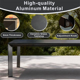 ARVE 160cm Aluminum Dining Table