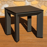 ARVE Aluminum Side Table (Ceramic Glass)