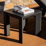 ARVE Aluminum Side Table (Ceramic Glass)