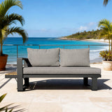 ARVIA Aluminum L-Shape Corner Sofa Set