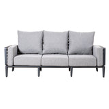 AUREL Aluminium 3-Seater Outdoor Sofa