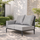 AUREL Aluminium Modular Armrest Sofa (Left & Right)