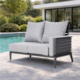 AUREL Aluminium Modular Armrest Sofa (Left & Right)