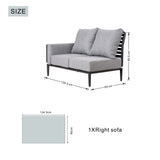 AUREL Aluminium Modular Armrest Sofa (Left & Right)