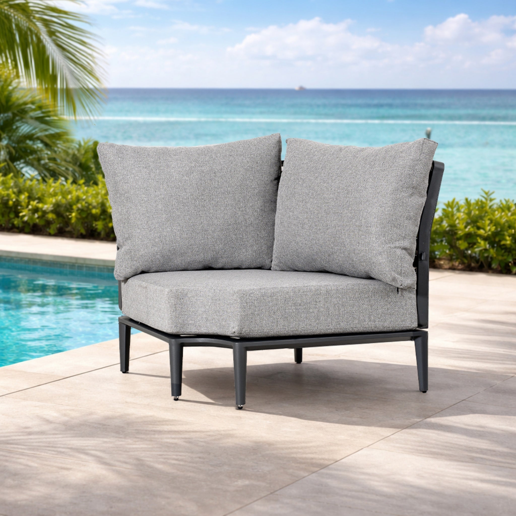 AUREL Aluminium Modular Corner Sofa