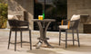 Asheville 3-Piece Outdoor Bar Set – Aluminum Bar Table with 2 Bar Chairs