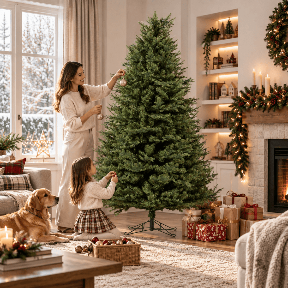 BLUE Series Premium PE & PVC Artificial Christmas Tree