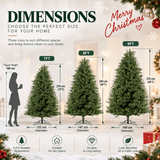 BLUE Series Premium PE & PVC Artificial Christmas Tree
