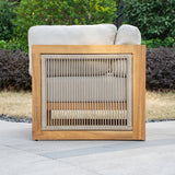 CAVEN Solid Wood Outdoor Corner Sofa