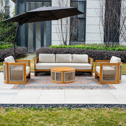 CAVEN 5-Seater Lounge Set with Armchairs
