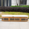 CAVEN Solid Wood Adjustable Sun Lounger