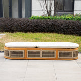 CAVEN Solid Wood Adjustable Sun Lounger