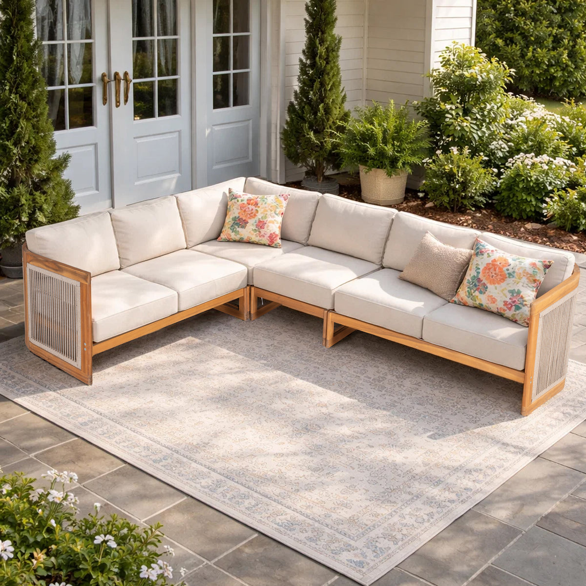 CAVEN Modular Corner Outdoor Sofa Set