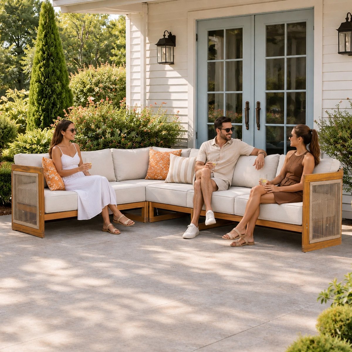 CAVEN Modular Corner Outdoor Sofa Set