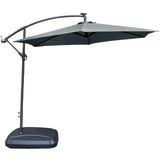 Cantilever Garden Parasol with Steel Frame – 8 Rib, Vented Canopy & Weighted Base