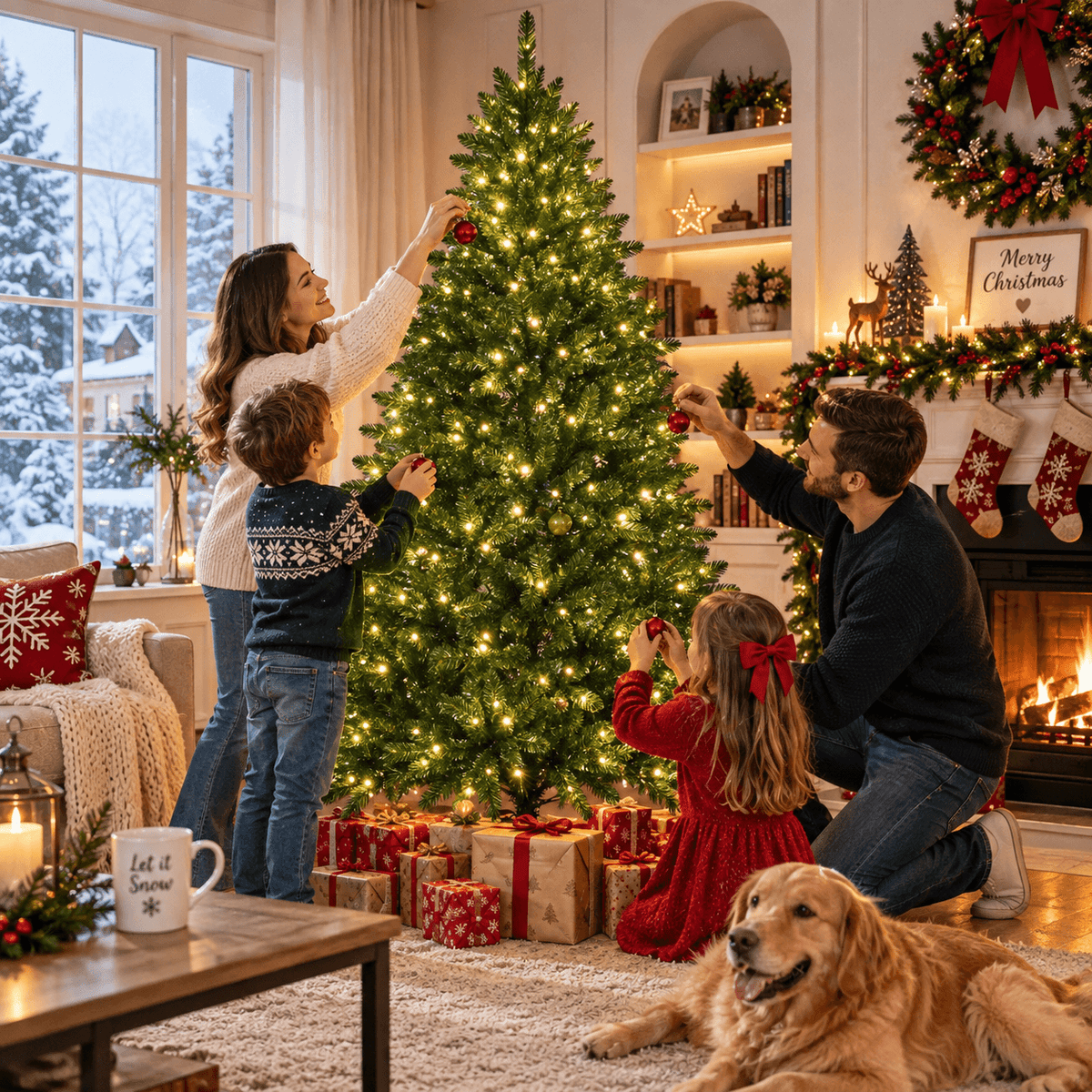 Classic Full Green Artificial Christmas Tree