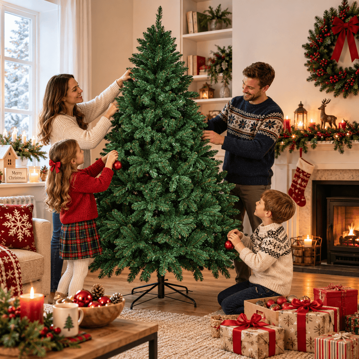 Classic Full Green Artificial Christmas Tree