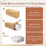 SOFTY Compressed Modular Sofa with Chaise