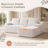SOFTY Compressed Modular Sofa with Chaise