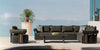 Denver 5-Piece Outdoor Sofa Set – Aluminum Patio Sectional with Fire-Resistant Cushions &amp; Coffee Table