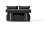 Denver 5-Piece Outdoor Sofa Set – Aluminum Patio Sectional with Fire-Resistant Cushions &amp; Coffee Table