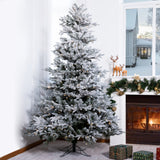 FIN Series Flocked PE & PVC Artificial Christmas Tree