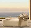 Pittsburgh Outdoor Daybed – Aluminum Frame Lounge Bed with Fire-Resistant Cushions