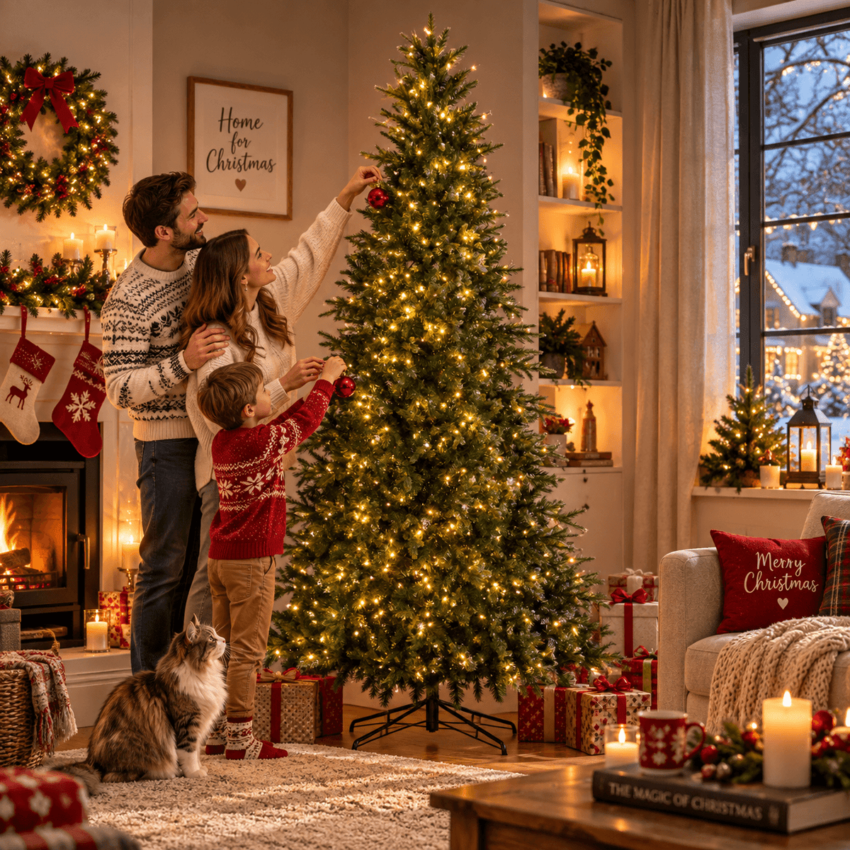 SLIM Series Premium Artificial Christmas Tree
