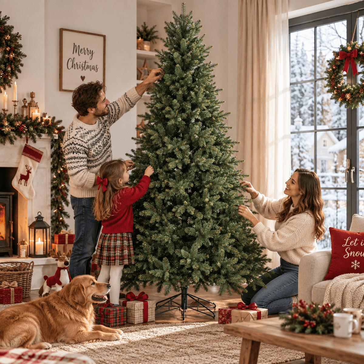 SLIM Series Premium Artificial Christmas Tree