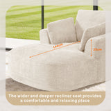SOFTY Compressed Indoor Lounge Sofa Chair - Beige